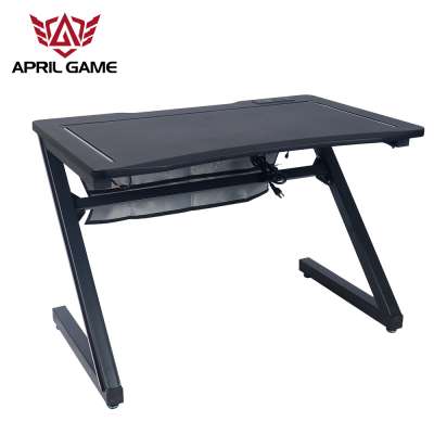 April Game Y-GD23-2 Steel Wood For Student Laptop Gaming Desk Home Computer Desk With LED