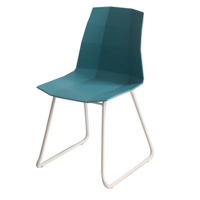 GY-4019 Cheap Modern Design Indoor Furniture PP Dining Chair Leisure Living Room Plastic Chair with Metal Legs for Sale