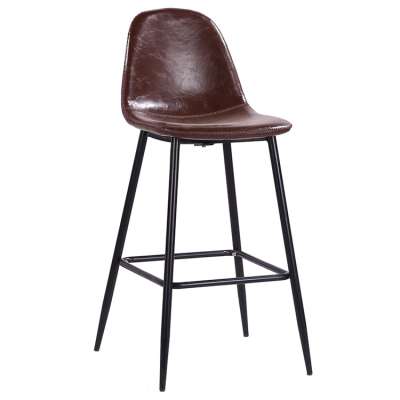 GY-9003 Antique simple restaurant chair solid gloss finish chair seat bar chair stool living room furniture