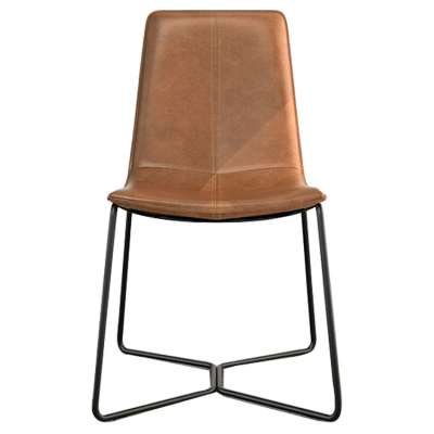 GY-4013 Modern Furniture Iron Art Vintage Leather Multi Use Backrest Leisure Chair for Outdoor Living Room Dining Area